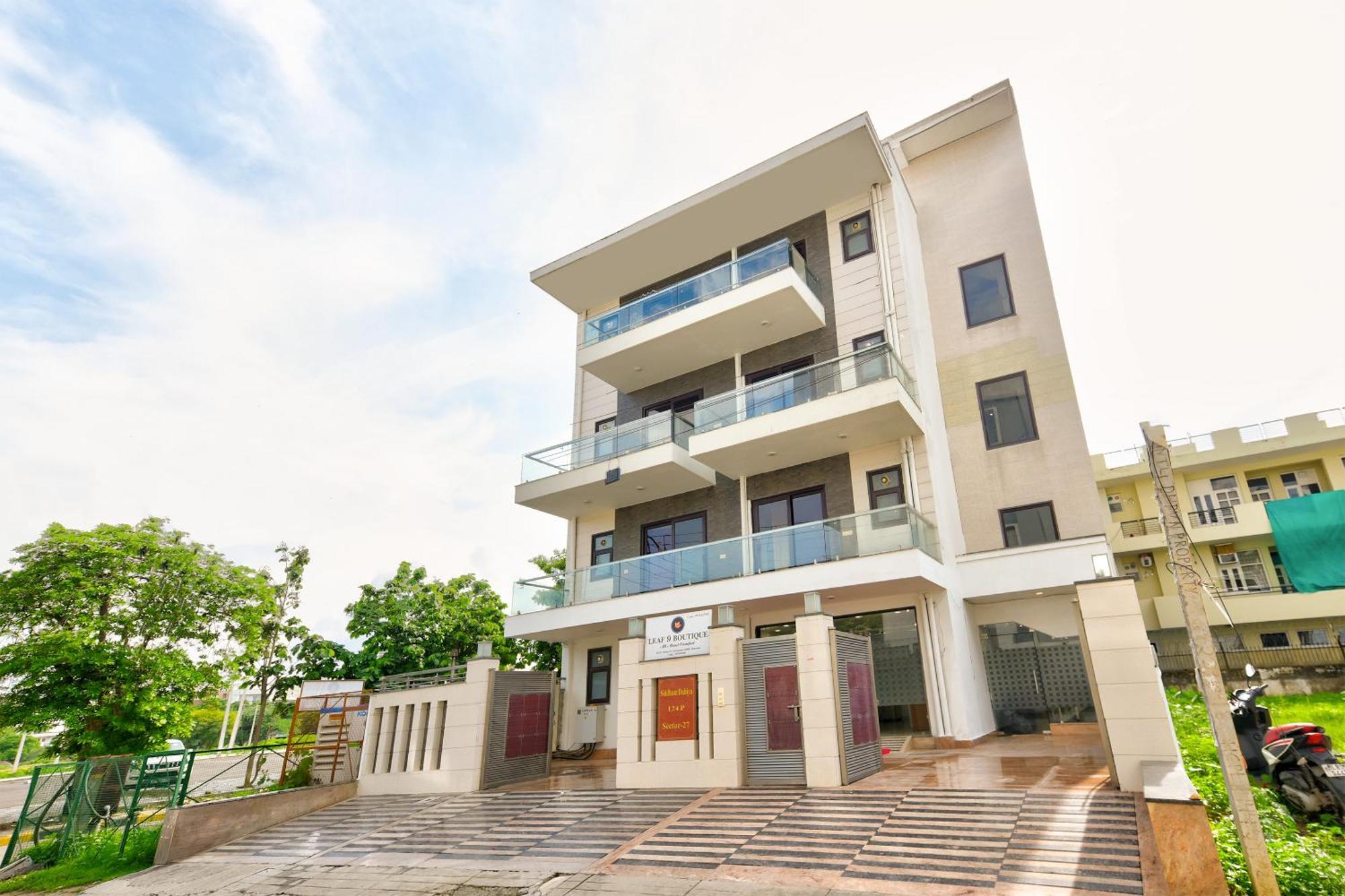 Hotel Leaf 9 Boutique, Near Golf Course Road And Galleria Market Gurgaon Zewnętrze zdjęcie